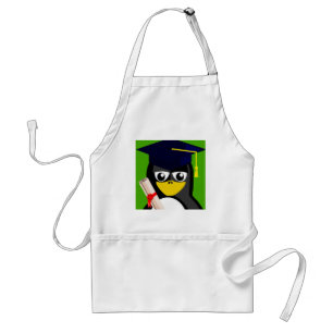 GRADUATION PENGUIN STANDARD APRON