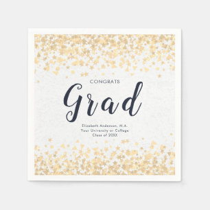 Graduation Personalized Elegant Napkin