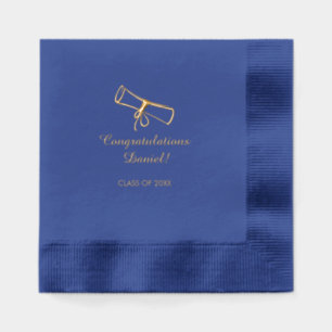 Graduation Personalized  Foil Napkins