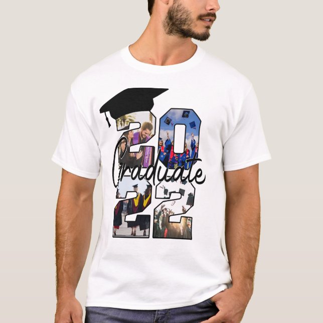 Graduation personnalisée TShirt avec photo personn (Devant)