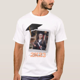 Graduation Photo 2K Frame Senior Party T-Shirt
