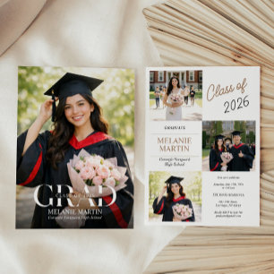 Graduation Photo Announcement and Invitation