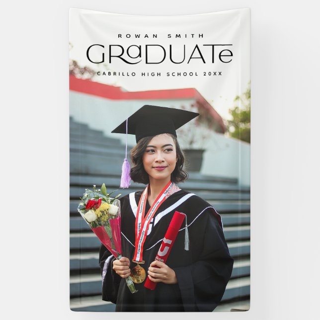 Graduation Photo Banner (Vertical)