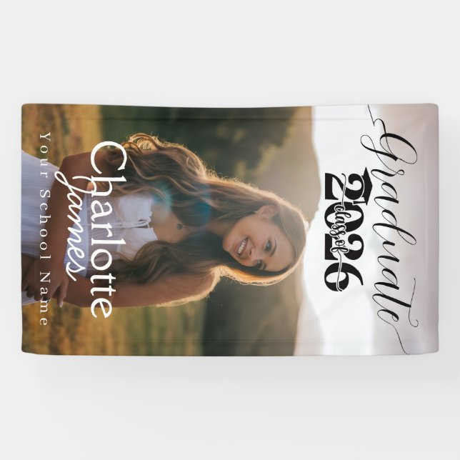 Graduation Photo Banner For Class of 2026 (Horizontal)