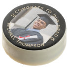 Graduation Photo Black Gold Congrats Grad