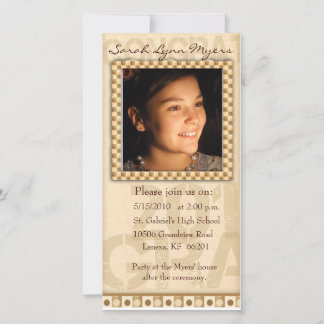 Graduation Photo Card / Announcement template