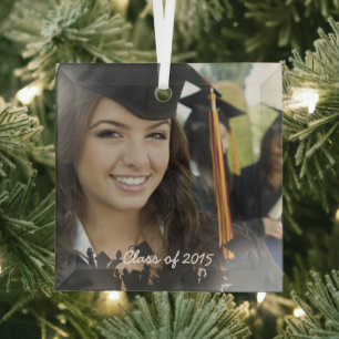 Graduation Photo Christmas Ornaments