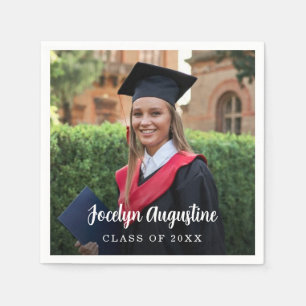 Graduation Photo Class of 2026 Napkin