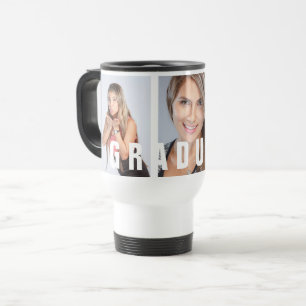 Graduation Photo Collage Congratulations Travel Mug