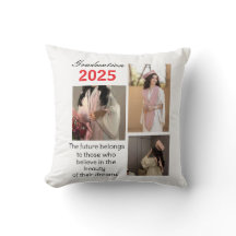 Graduation Photo Collage Coussin - Cadeau personna