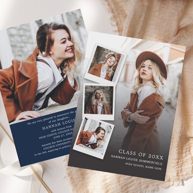 Graduation Photo Collage Grad 2025 Announcement (Graduation Photo Collage Grad 2025 Announcement)