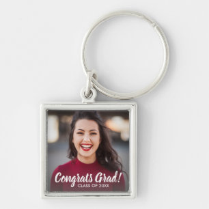 Graduation Photo Congrats Grad Class 2018 Custom Keychain
