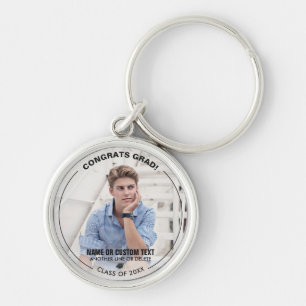 Graduation Photo Congrats Grad Class 2018 Custom Keychain