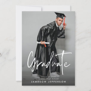 Graduation Photo Graduate Announcement