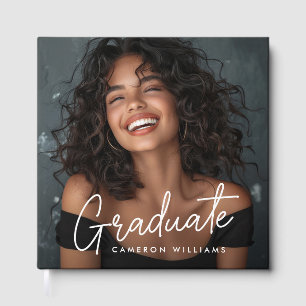 Graduation photo graduate guest book