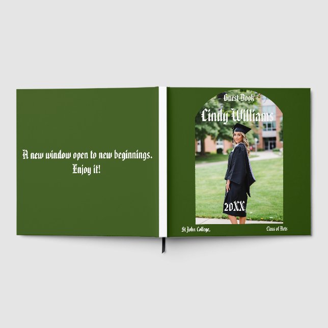 Graduation photo  guest book (Full)