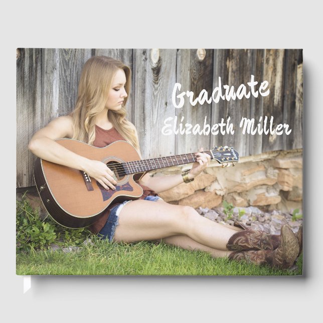 Graduation Photo guest book (Front)