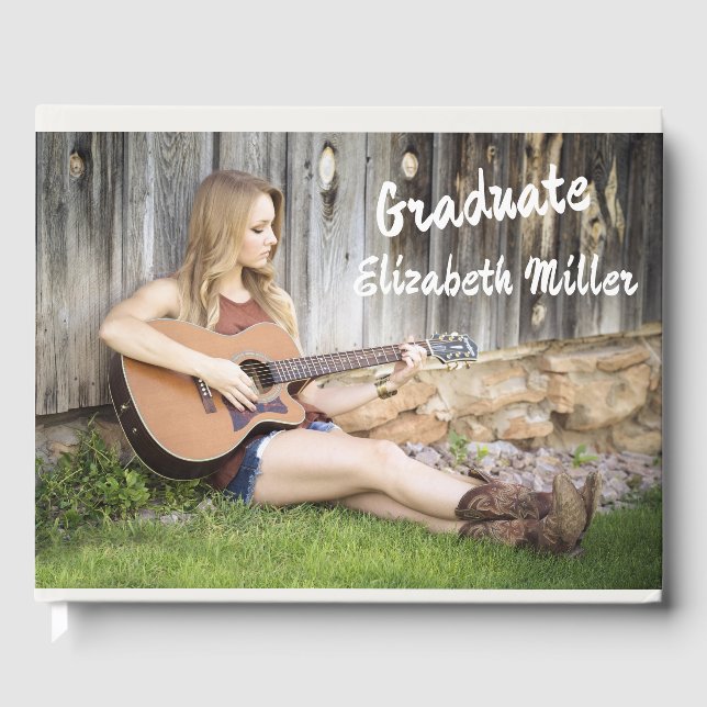 Graduation Photo guest book (Front)