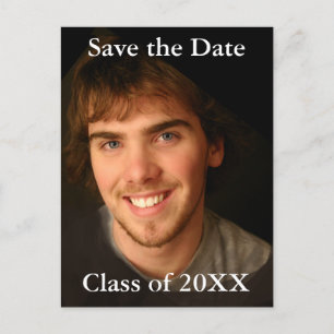 Graduation Photo Invitation-Change to Current Year Announcement Postcard