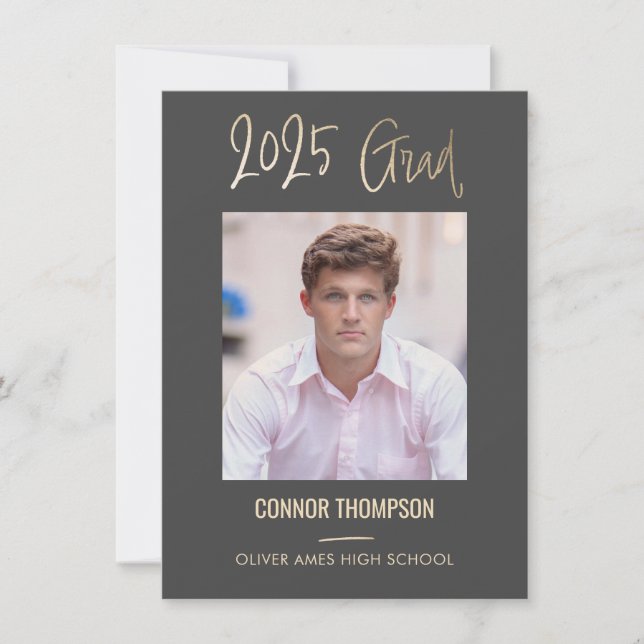 Graduation Photo Invite - Class of 2025 (Front)