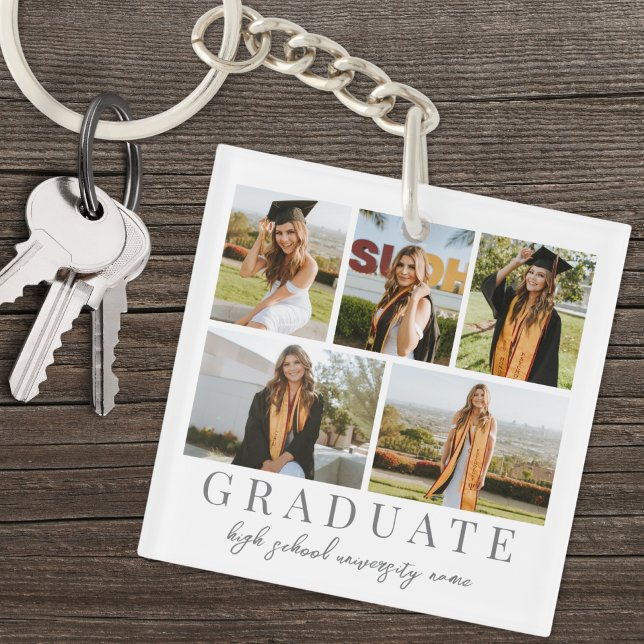 Graduation Photo Keychain (Graduate Graduation Photo Keychain )