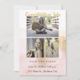 Graduation Photo Party Invitation