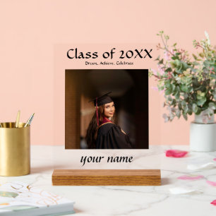 Graduation Photo Party Signs – Custom Name