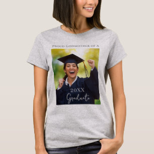 Graduation Photo Proud Godmother T-Shirt