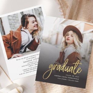 Graduation Photo Script Grad 2025 Announcement