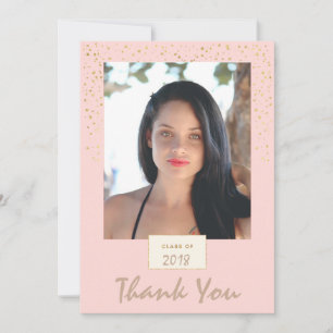 Graduation Photo Thank You Invitation