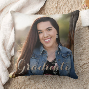 Graduation Photo Throw Pillow