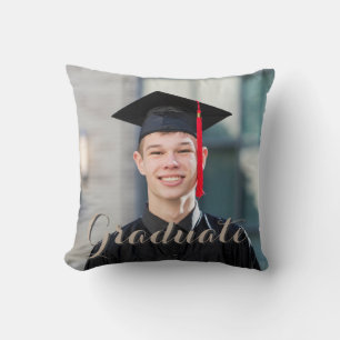 Graduation Photo  Throw Pillow