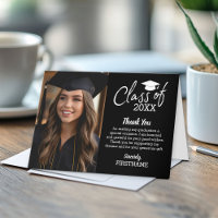 Graduation Photo - with Class of and Grad Cap