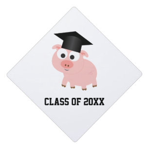 Graduation Pig Cap Topper