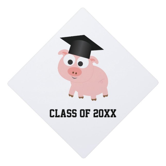 Graduation Pig Cap Topper (Front)