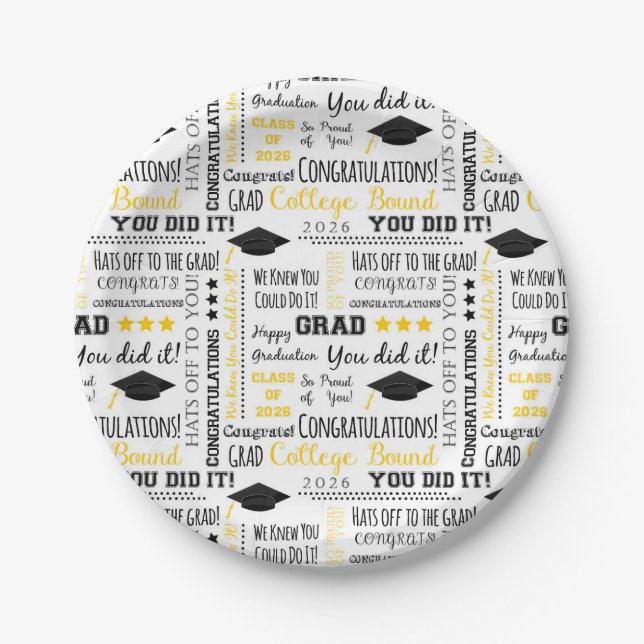 Graduation Plates (Front)