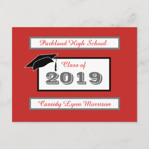 Graduation Post Cards Personalized
