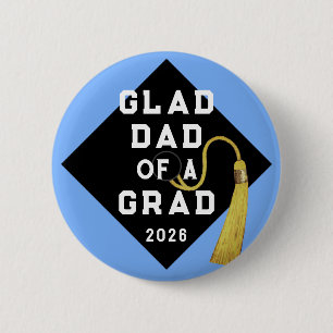 Graduation Proud Dad 2 Inch Round Button