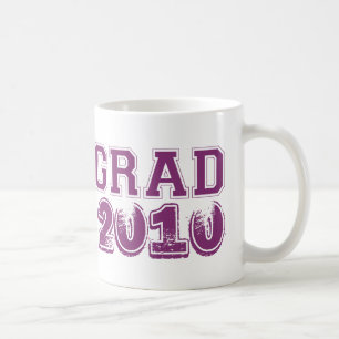Graduation purple class year 2010 custom photo coffee mug