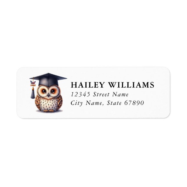 Graduation Return Address Labels (Front)