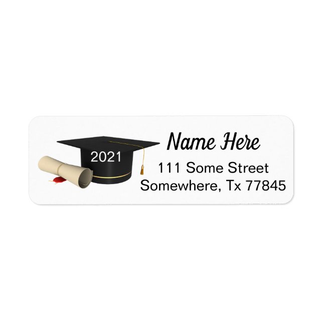 Graduation Return Address Labels 2022 (Front)