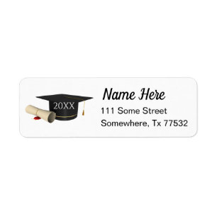 Graduation Return Address Labels 2023