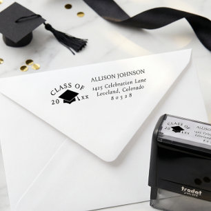 Graduation Return Address Self-inking Stamp