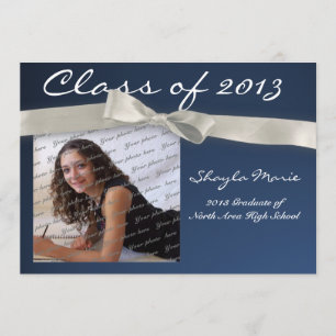 Graduation Ribbon Invitation