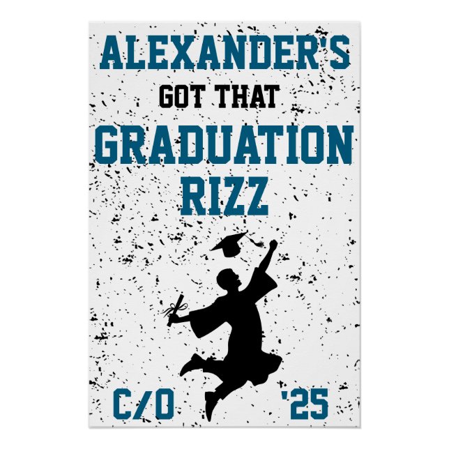 Graduation Rizz Poster (Front)