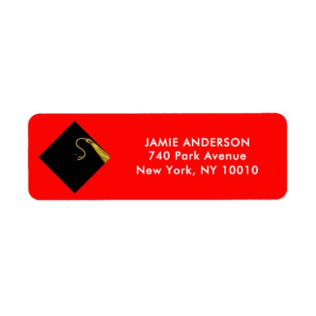 Graduation rouge (Devant)