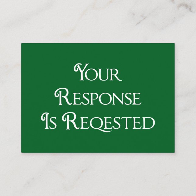 Graduation  RSVP QR Code Response Card (Back)