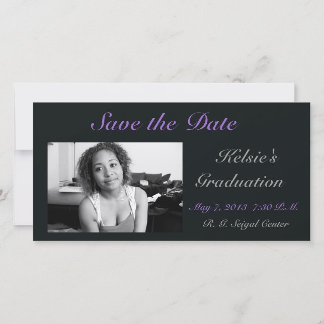 Graduation Save The Date (Front)