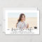 Graduation Save the Date 1 Photo Elegant Script