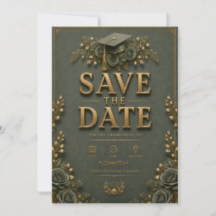 Graduation Save the Date + RSVP Card Set